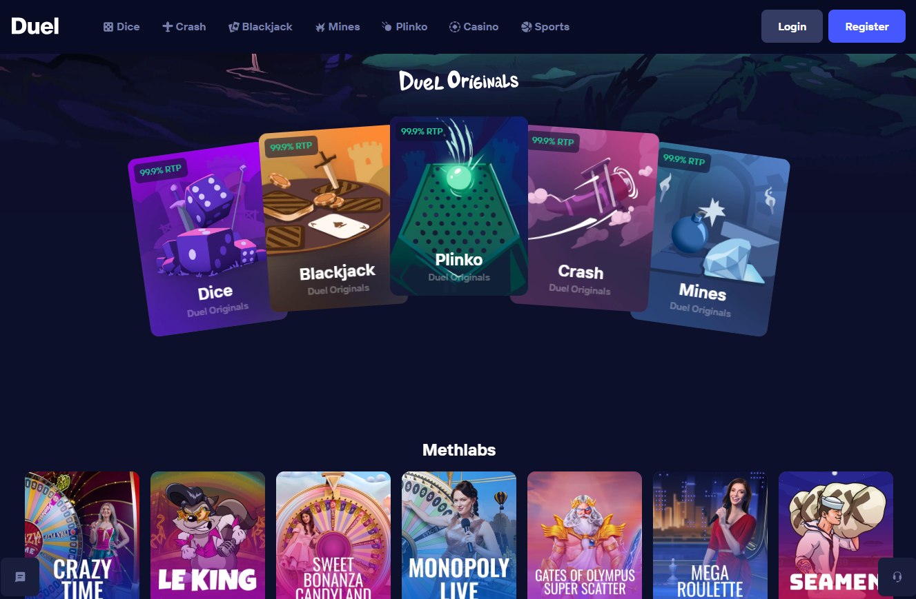 Duel Casino Bonukset